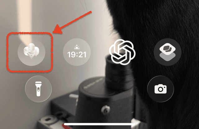 VivaDicta lock screen widget